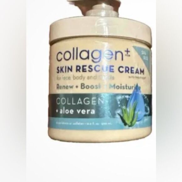 🛍️My Beauty Spot Collagen +Aloe Vera Skin Rescue Cream 16.9FL OZ💥 - Picture 1 of 6